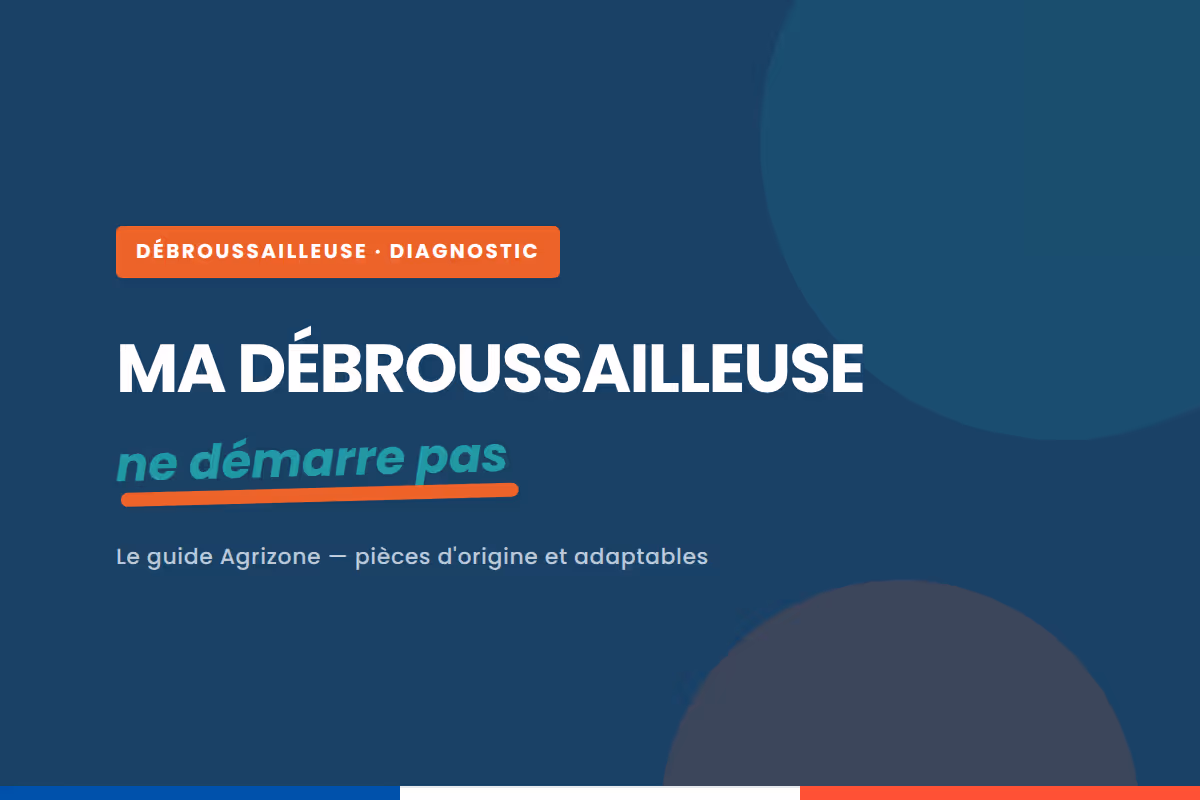 Ma débroussailleuse ne démarre pas : quel diagnostic faire ?