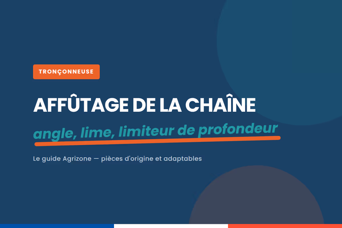 Affûtage d'une chaîne de tronçonneuse : méthode, angle et quand la remplacer