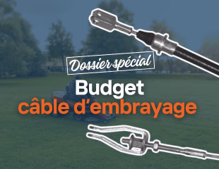 Combien coute un câble d'embrayage d'un tracteur tondeuse ?