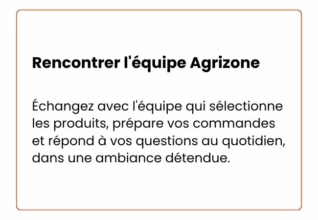 Rencontrer l'équipe Agrizone
