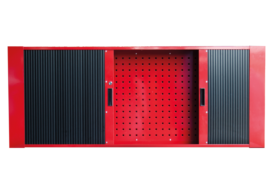 Armoire d'atelier murale à rideau