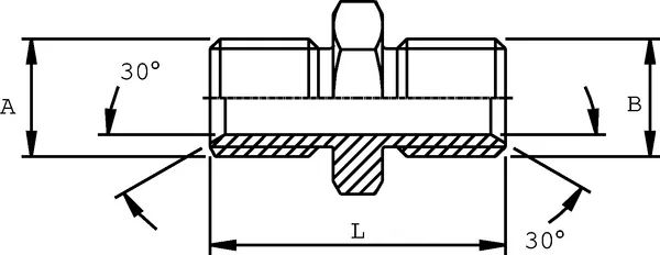 Adaptateur droit mâle femelle tournant M14 Raccords à visser - AGZ000532679