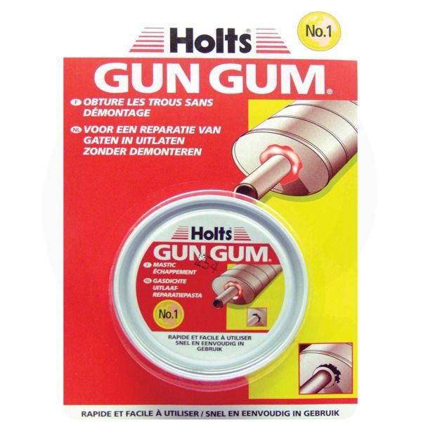 Mastic échappement “Gun gum” Aérosol, colle et produit de nettoyage -  AGZ000034430