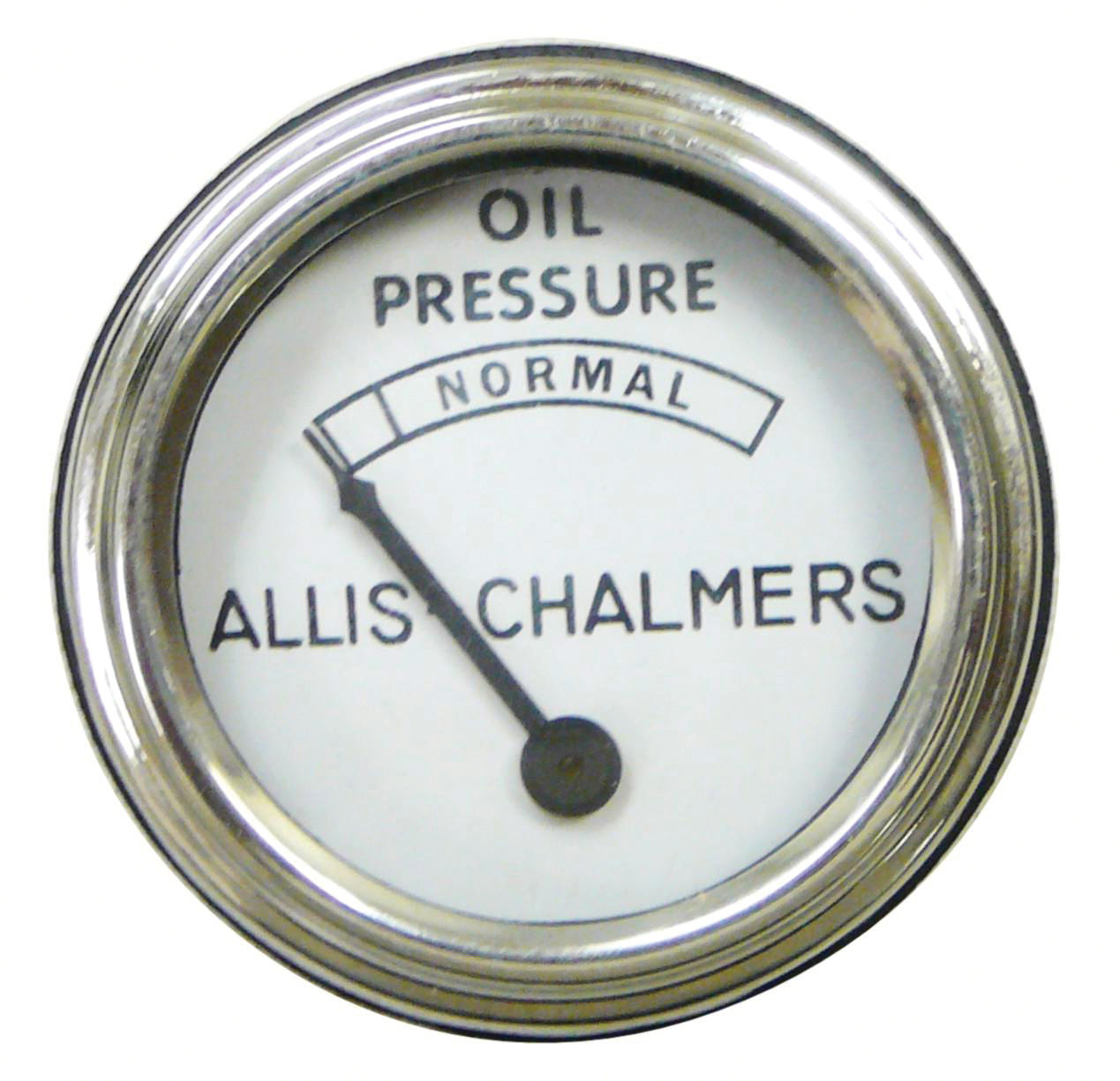 Manomètre de pression d'huile Manomètre de pression d'huile chromé