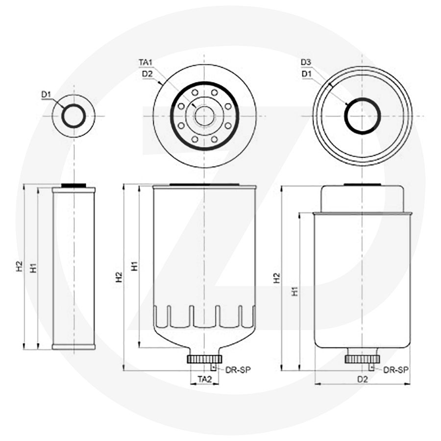 Rondelle plate - M20 