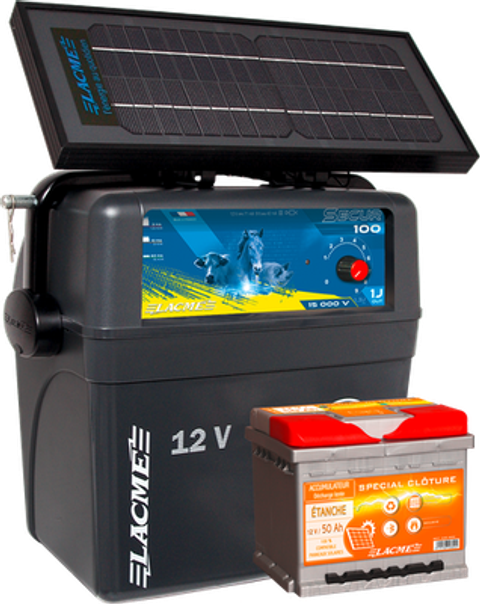 Master 50 solaire batterie 12V-80Ah - Clôture électrique - Agriloisirs 33 -  Boué frères