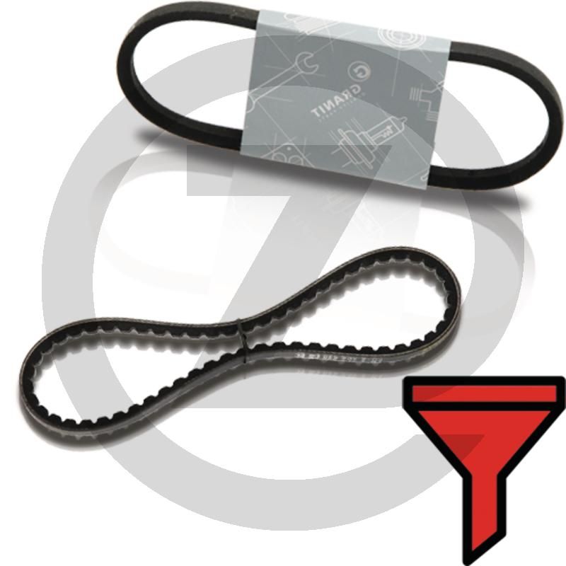 Courroie Trapézoïdale - PoweRated® Series - GATES - En Caoutchouc / D