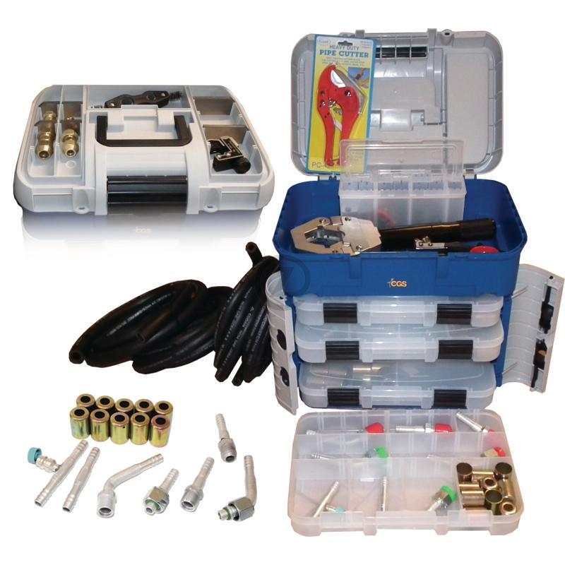 Kit De Réparation De Tuyaux Hydrauliques Réutilisables, 2