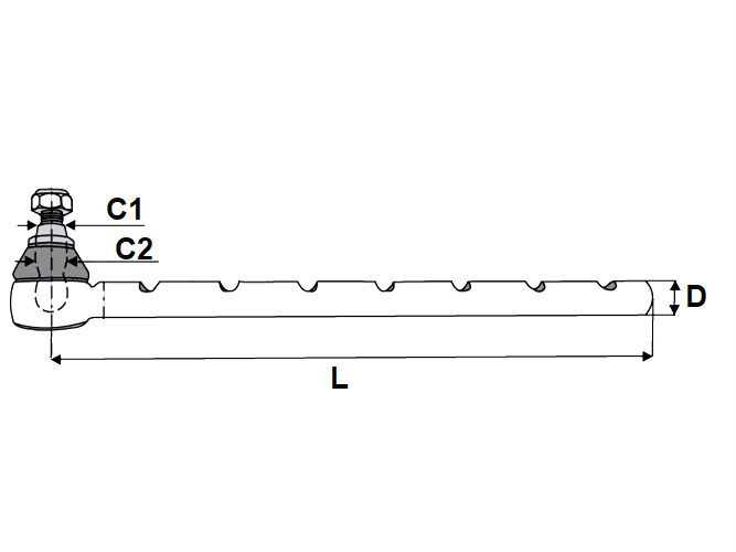 Rotule De Direction Extérieure OCAP 0281524