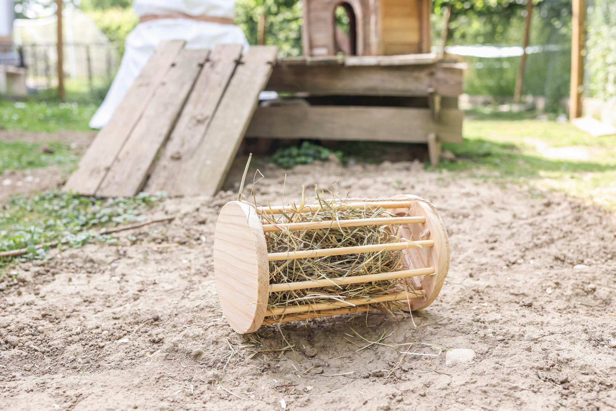 Râtelier à foin en bois