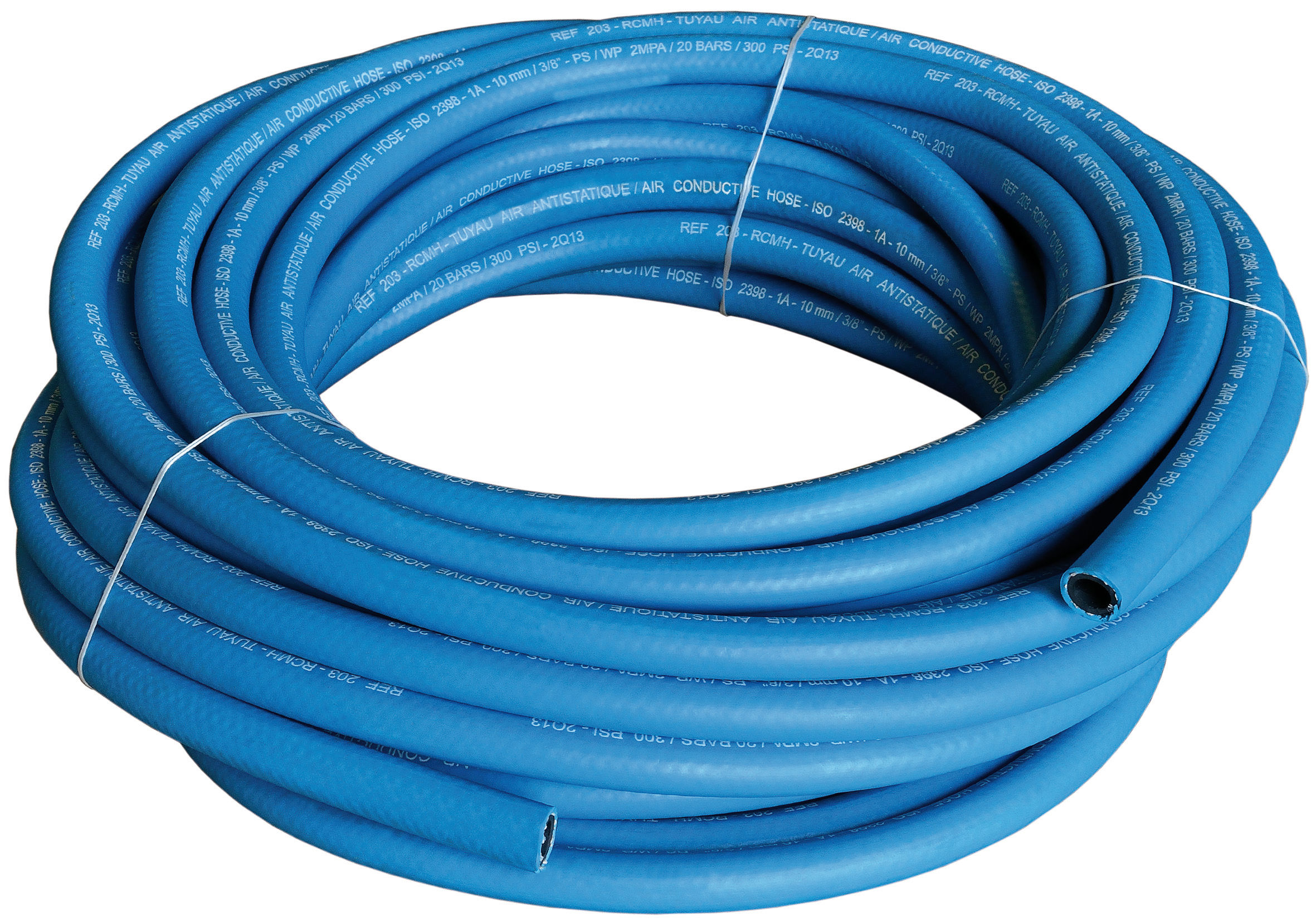 Tuyau De Compresseur D'air En Polyuréthane à Rappel Durable 1/4 "avec Raccords P