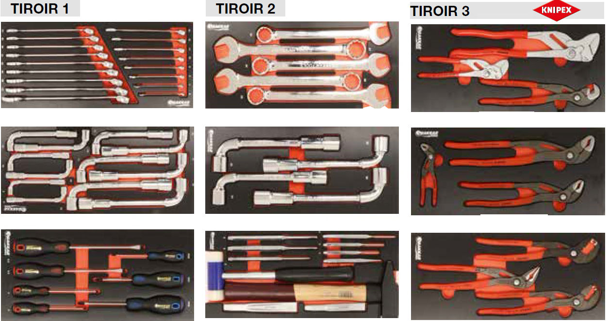 Servante Drakkar Equipement 7 Tiroirs - VNEquipement - 09217