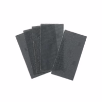 1/2 feuille abrasive velcro - structure en maille durée de vie extra longue x4 - 115 x 228 mm grain 120