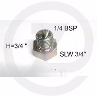 1/4 BSP PLUG - 816/90014 - JCB