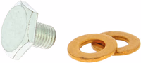1 bouchon de vidange + 2 joints psa hdi m10