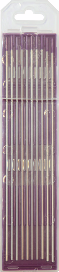 10 Électrodes tungstène E3 Ø 2,0 mm - lilas (AC/DC)