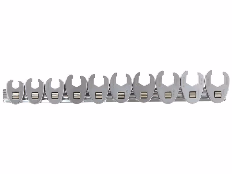 10 pc. 6 pans 3/8'' Jeu de clés à fourche (métrique)