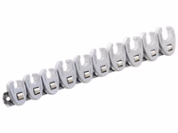 10 pc. 6 pans 3/8'' Jeu de clés à fourche (métrique)