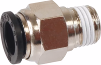 10 raccords 10mm r1/4 instantane droit male conique