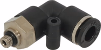 10 raccords 4mm m5 coude 90ø male cylindrique orientable