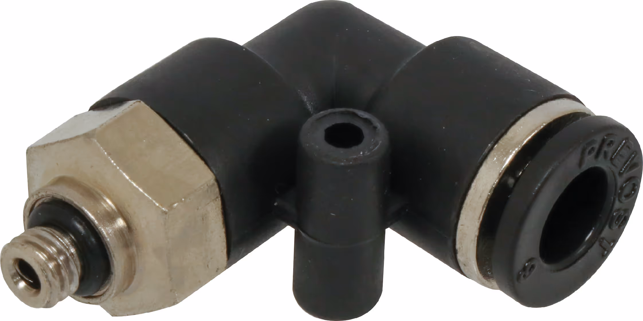 10 raccords 6mm m5 coude 90ø male cylindrique orientable