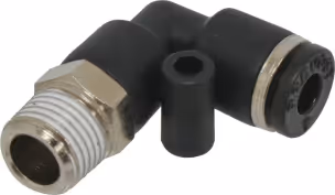10 raccords 6mm r1/4 coude 90ø male conique orientable