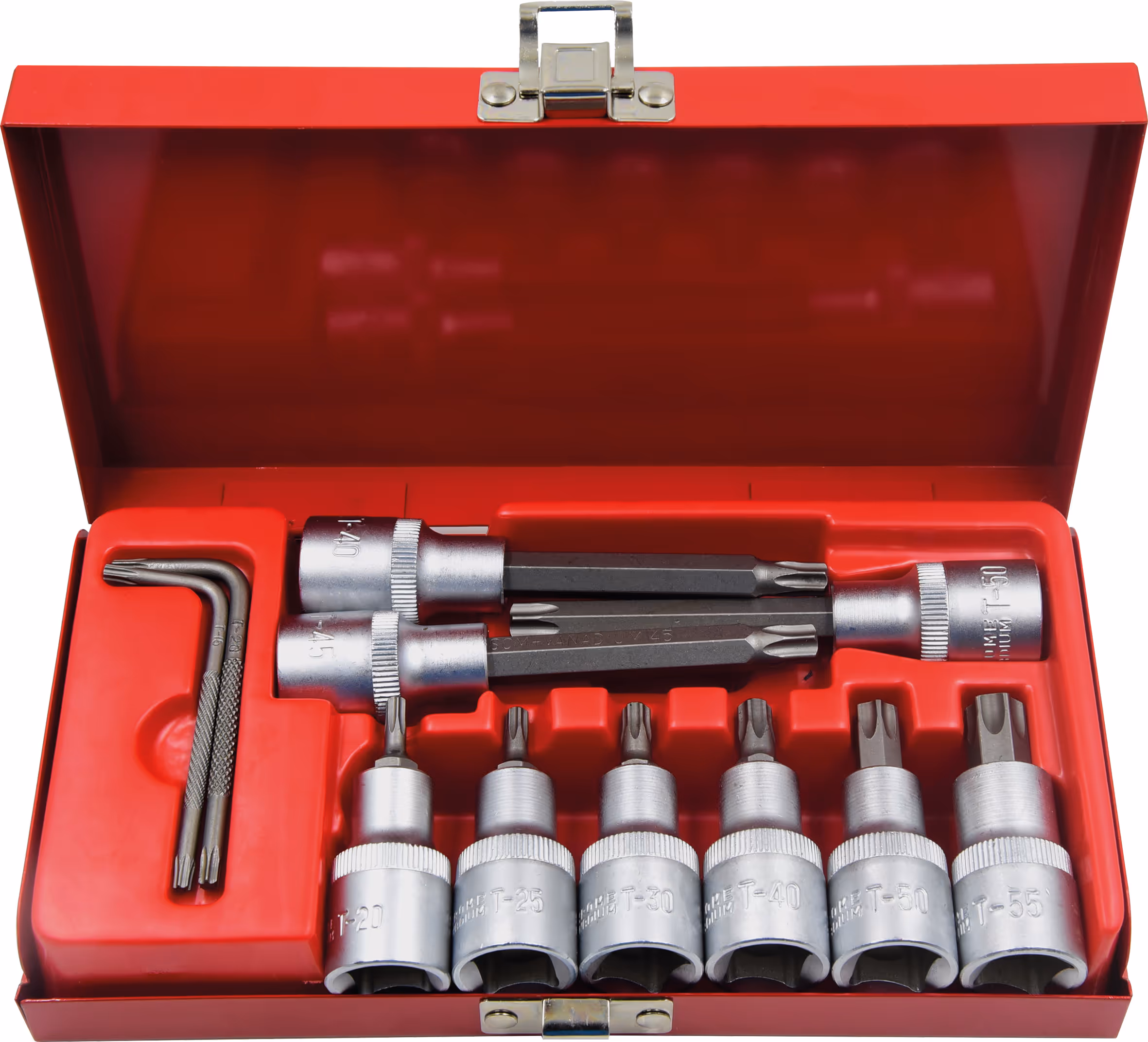 11 embouts torx- douilles/coffret *dt*