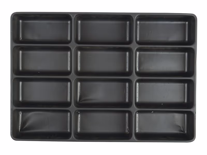 12 Plateau à compartiments (330 x 50 x 230mm)
