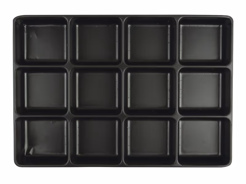 12 Plateau à compartiments (330 x 50 x 230mm)