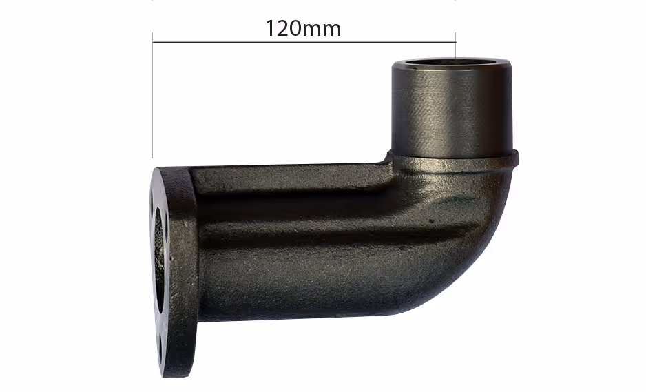 135 240 nouveau Type de coude échappement 1865534M1 | Massey-Ferguson