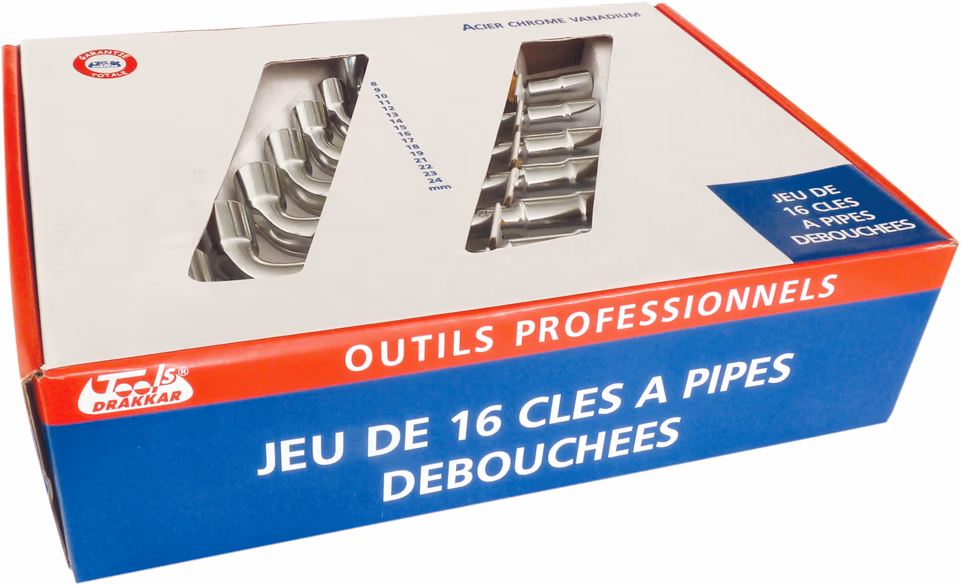 16 cles pipes 6/6 cv debouch.8a24 *dt*