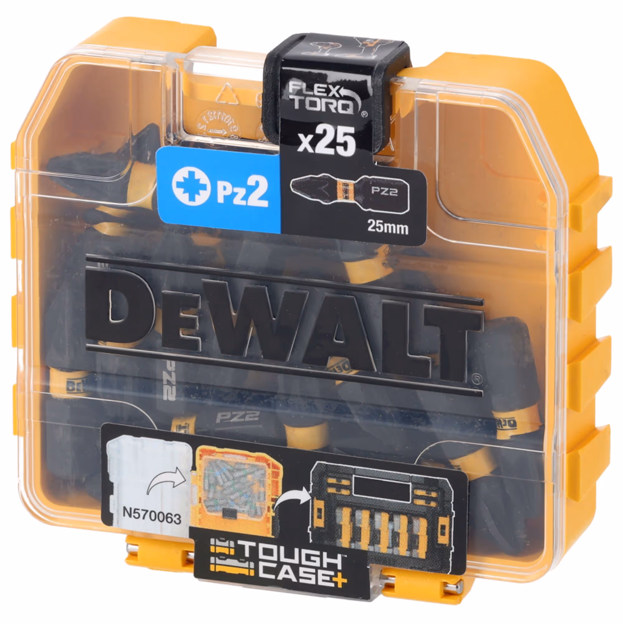 25 embouts de vissage impact-torsion PZ2 en boite Tic Tac (commander par 21 pour obtenir le présentoir)