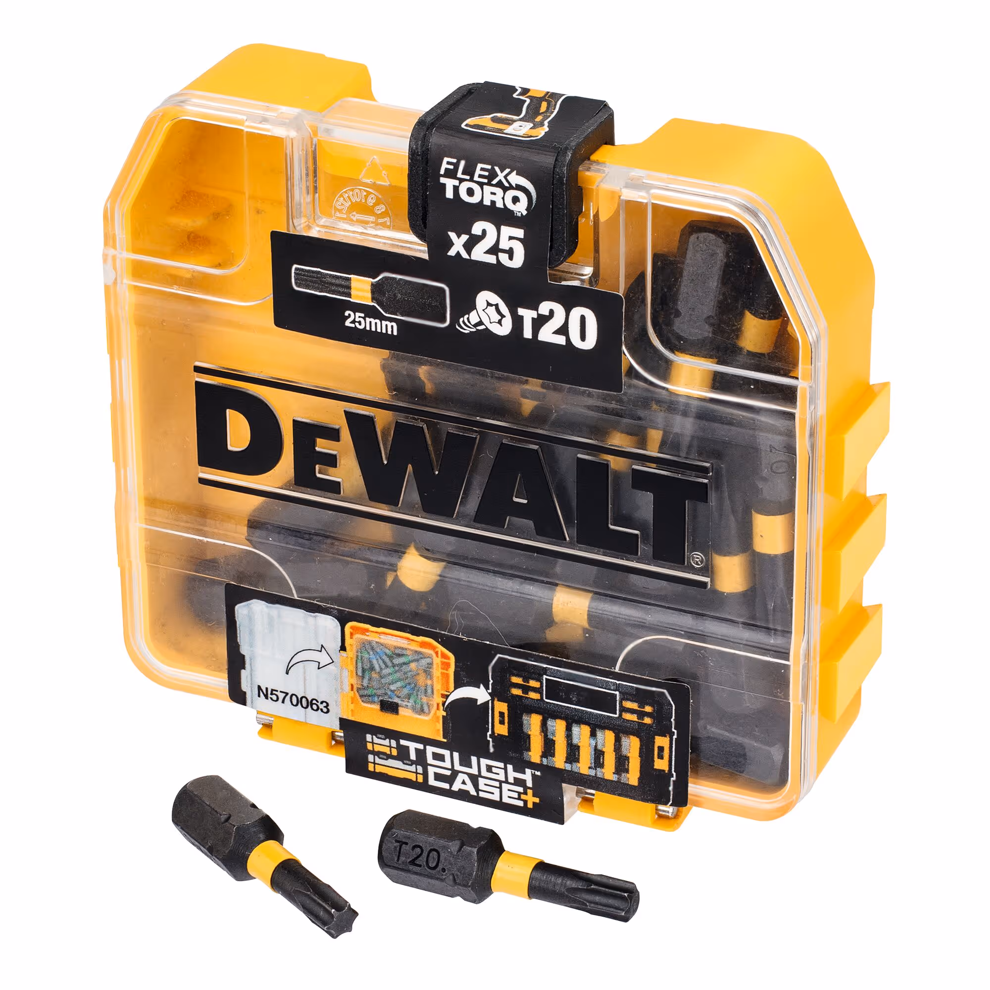 25 embouts de vissage impact-torsion T20 en boite Tic Tac (commander par 21 pour obtenir le présentoir)