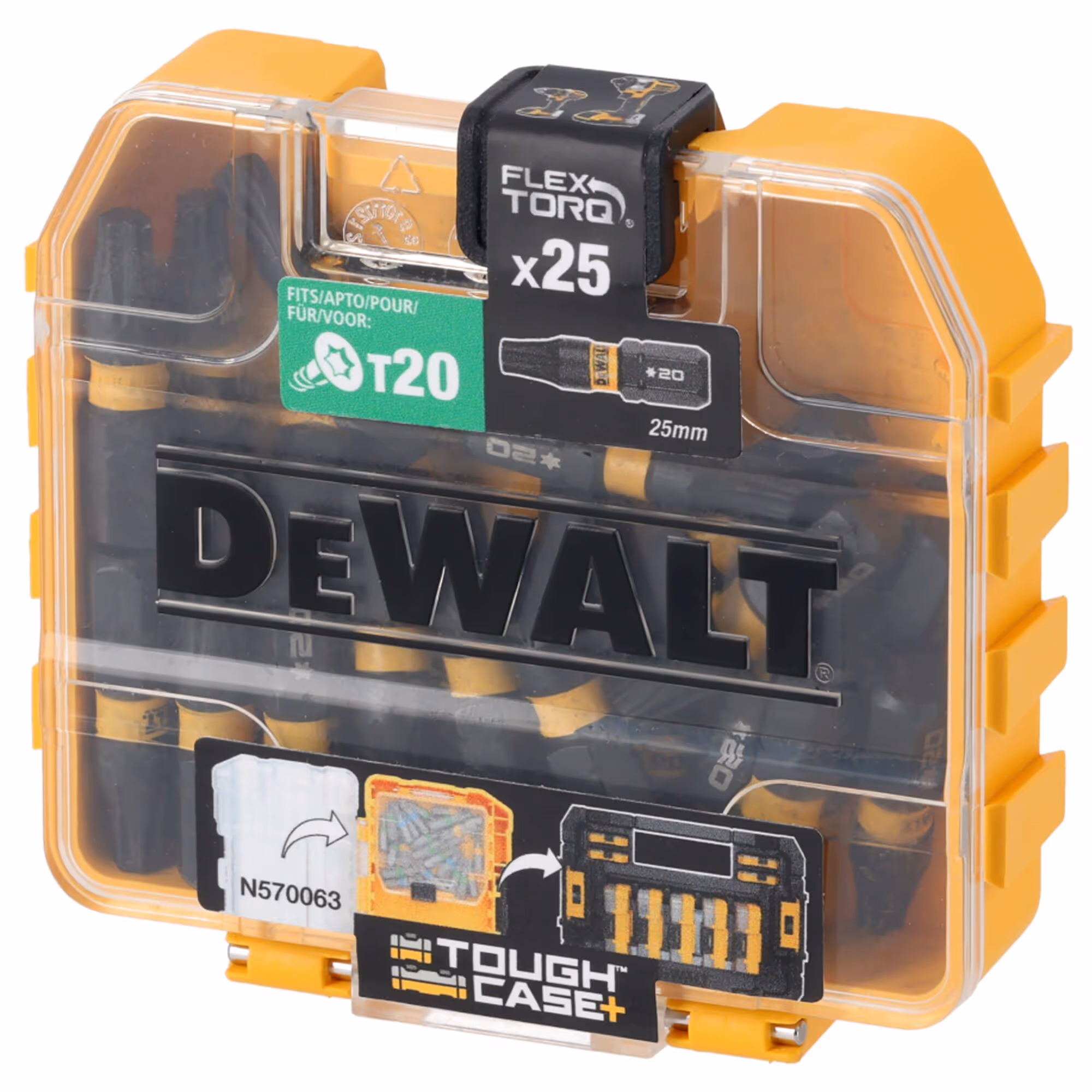 25 embouts de vissage impact-torsion T20 en boite Tic Tac (commander par 21 pour obtenir le présentoir)