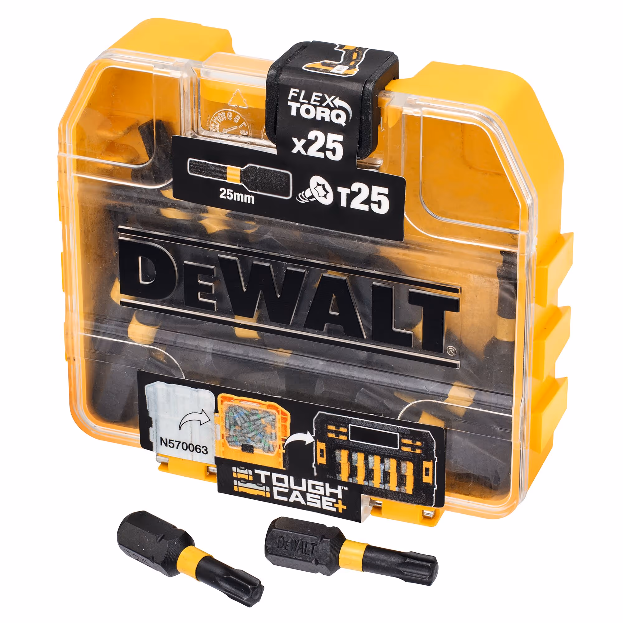25 embouts de vissage impact-torsion T25 en boite Tic Tac (commander par 21 pour obtenir le présentoir)