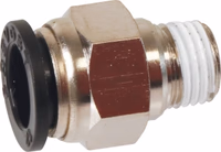 5 raccords 12mm r1/4 instantane droit male conique