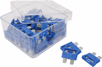 Boite de 50 fusibles enfichables 15 ampère bleu