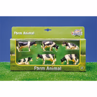 6 vaches debout et couchées