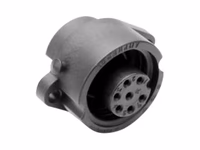 7 Broches Prise intérieur cabine Ecomate® Femelle noir