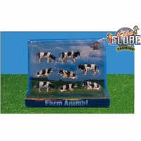 8 vaches debout et couchées