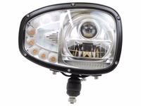 à LED Phare avant, Interférence: Classe 3, Droit (conduite à droite), 1200 - 1290 Lumens, 10-30V - adaptable sur télescopiques Manitou, Jcb