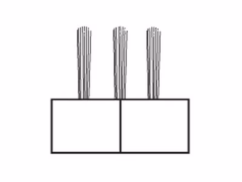 ABRACS Brosse métallique - 3 Row
