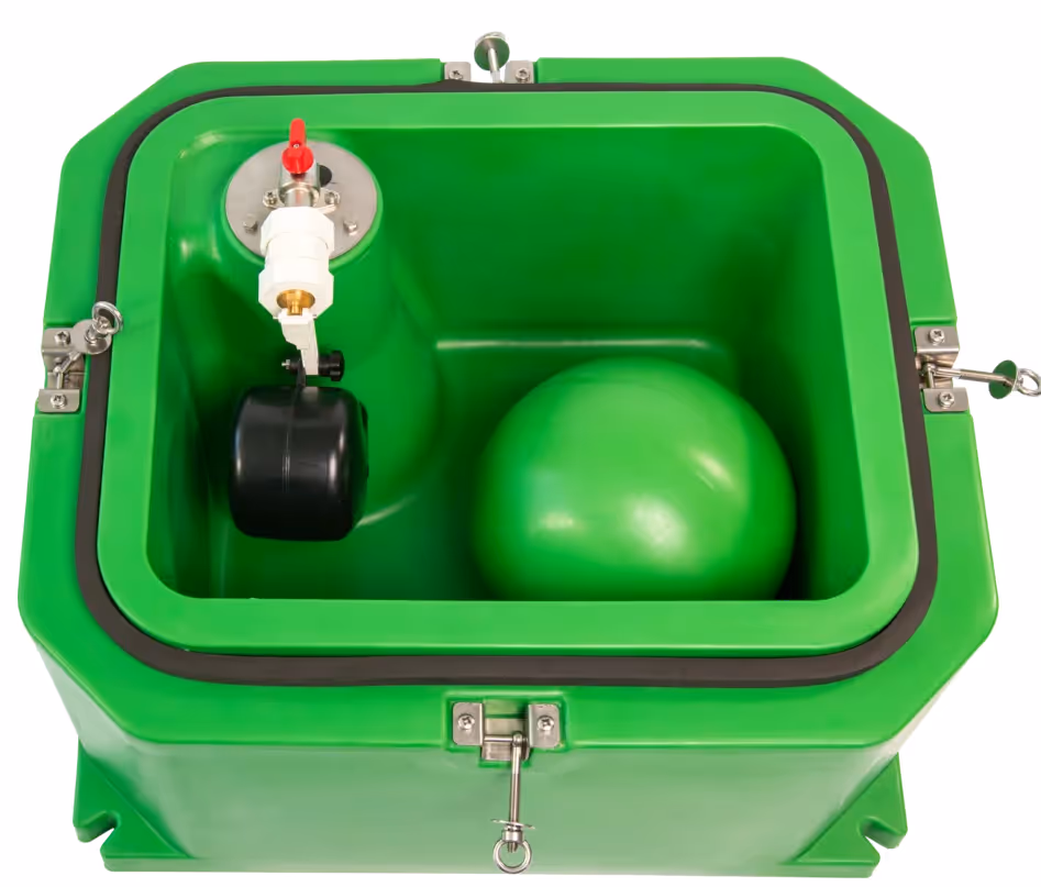 Abreuvoir antigel à boule ,1 boule Capacité 40 L, 10 - 25 animaux Raccord 3/4"