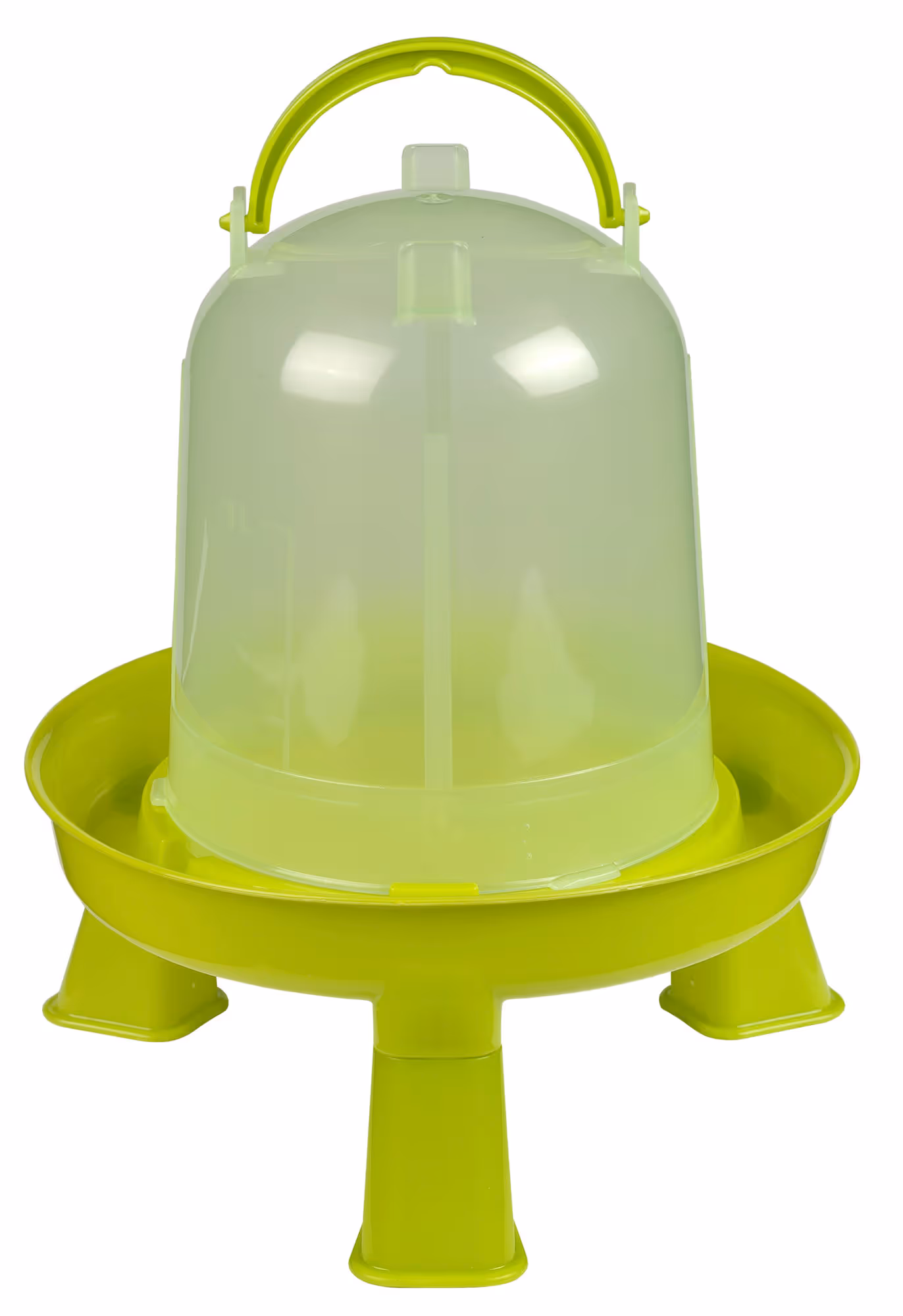 Abreuvoir avec pied vert pour poule 1,5L