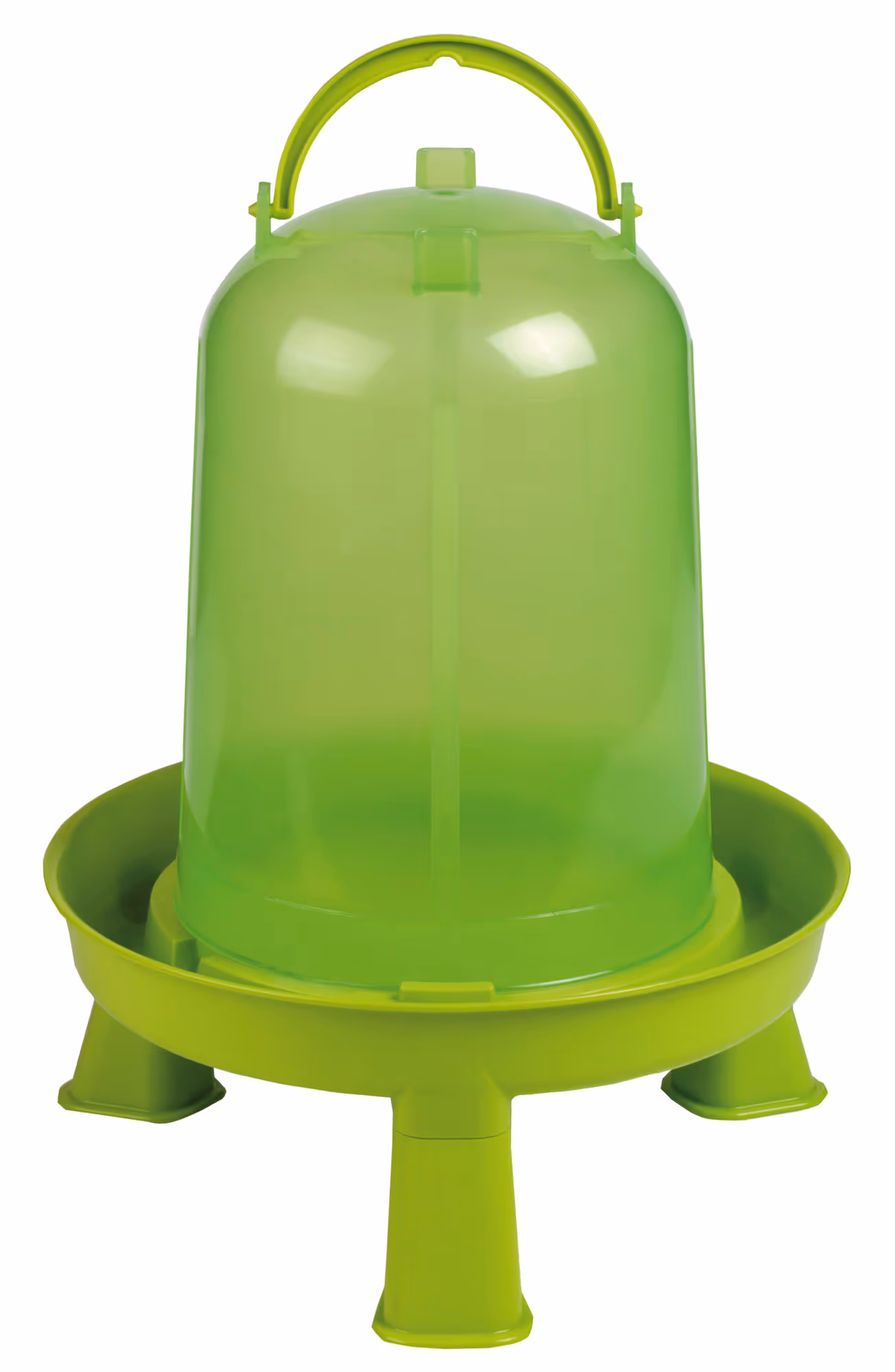 Abreuvoir avec pied vert pour poule 10L