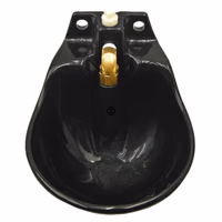 Abreuvoir mural en fonte noir