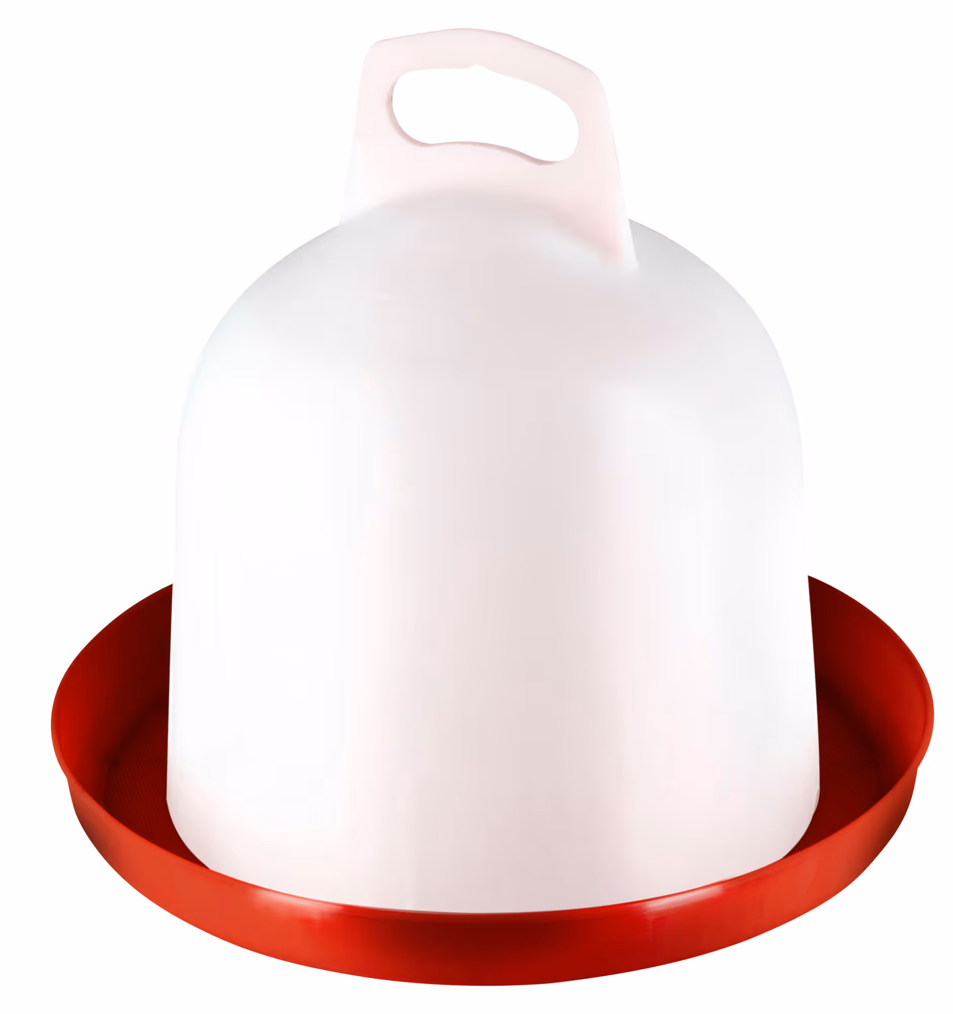 Abreuvoir double cylindre blanc/rouge, 3L