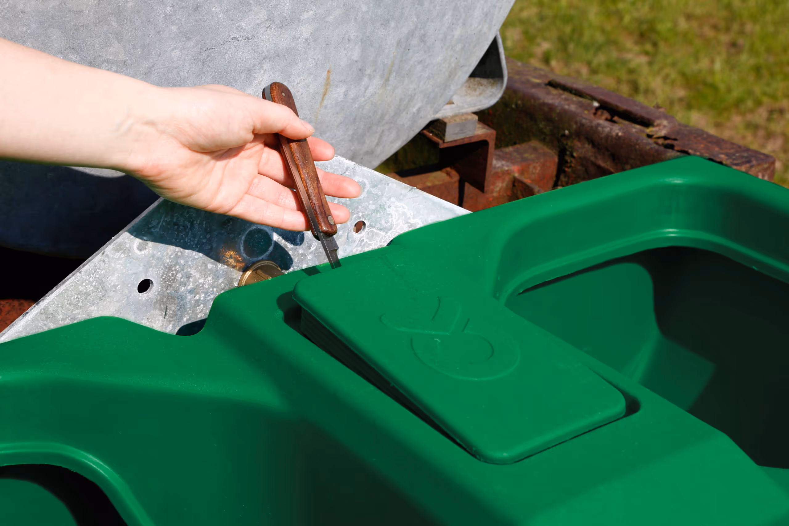 Abreuvoir double S60 flotteur, fixation murale
