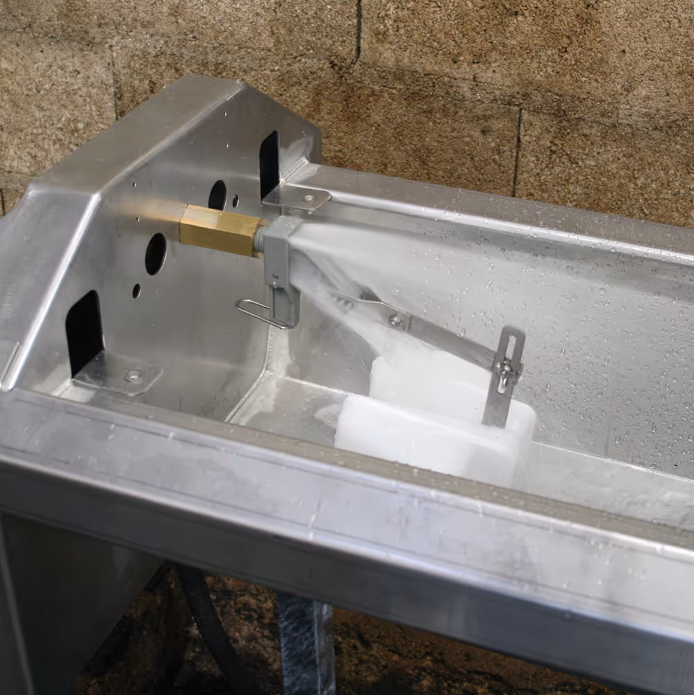 Abreuvoir inox à grande vidange GV230 pour vaches laitières |La buvette