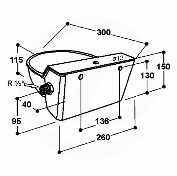 Abreuvoir modèle 130 P - Suevia